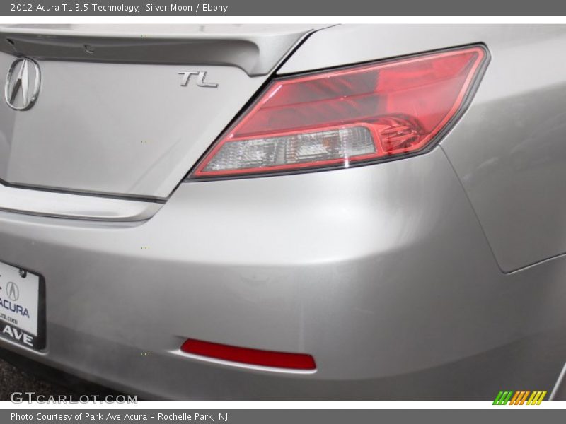 Silver Moon / Ebony 2012 Acura TL 3.5 Technology