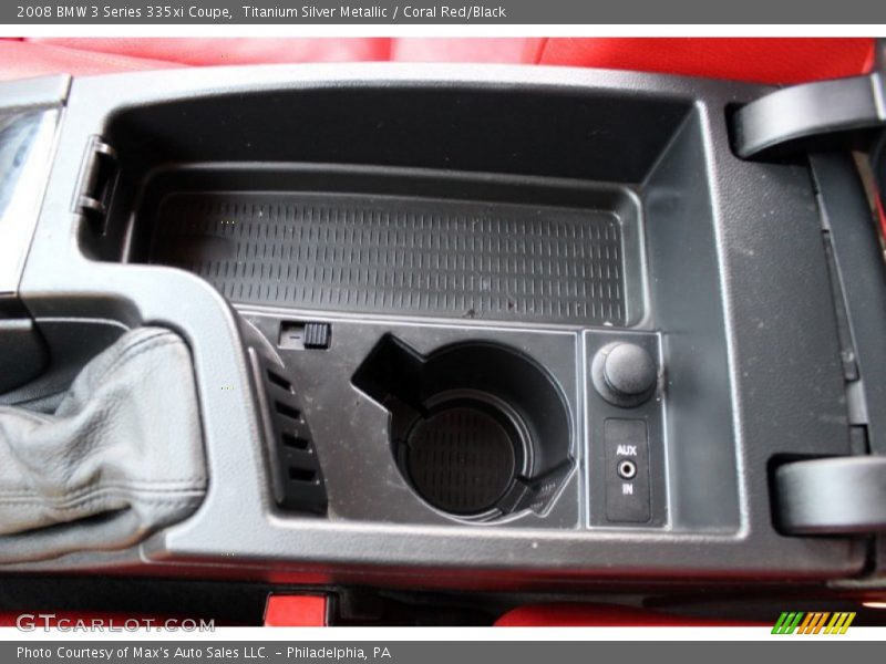 Titanium Silver Metallic / Coral Red/Black 2008 BMW 3 Series 335xi Coupe