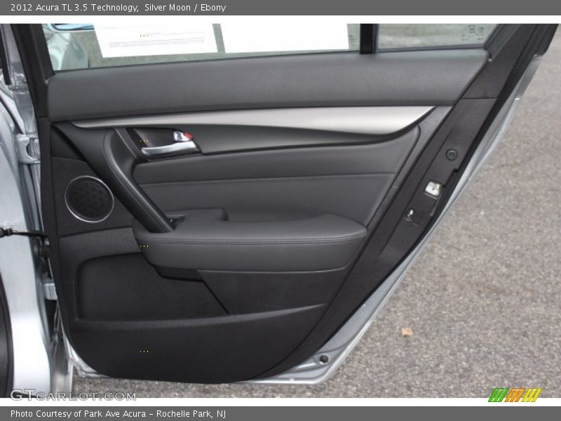 Silver Moon / Ebony 2012 Acura TL 3.5 Technology