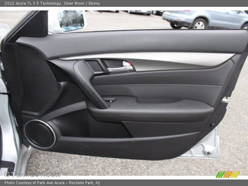 Silver Moon / Ebony 2012 Acura TL 3.5 Technology