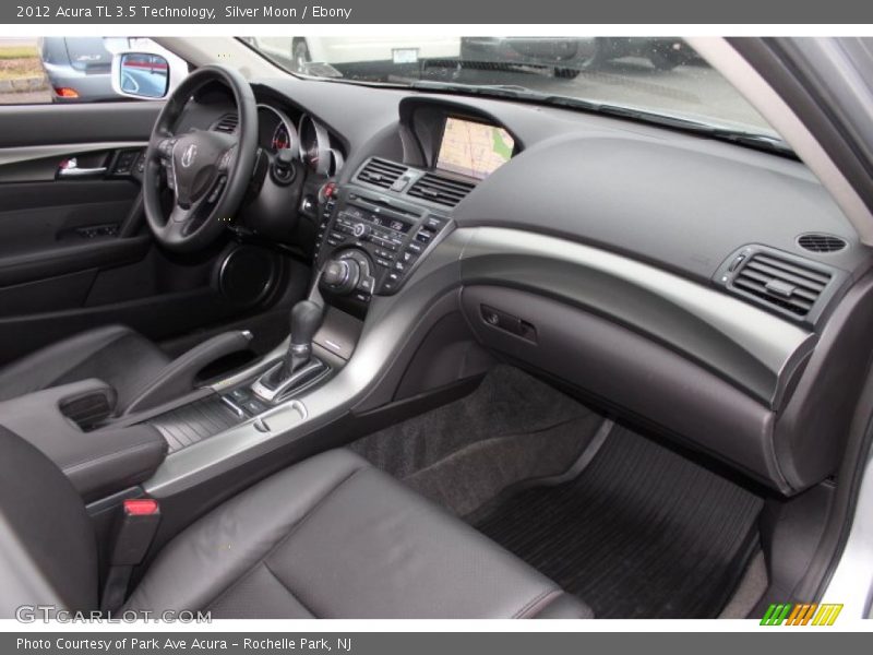 Silver Moon / Ebony 2012 Acura TL 3.5 Technology