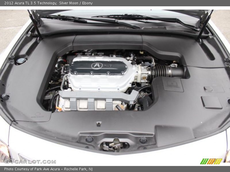 Silver Moon / Ebony 2012 Acura TL 3.5 Technology