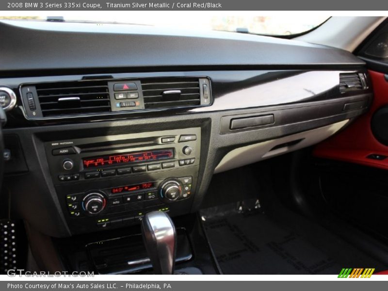 Titanium Silver Metallic / Coral Red/Black 2008 BMW 3 Series 335xi Coupe