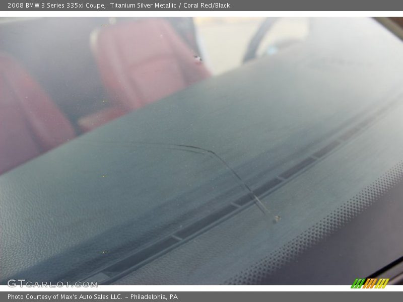 Titanium Silver Metallic / Coral Red/Black 2008 BMW 3 Series 335xi Coupe