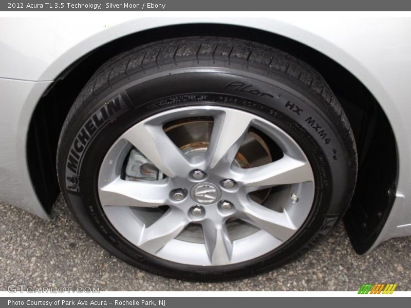 Silver Moon / Ebony 2012 Acura TL 3.5 Technology