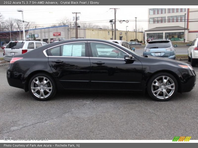 Crystal Black Pearl / Ebony 2012 Acura TL 3.7 SH-AWD Advance