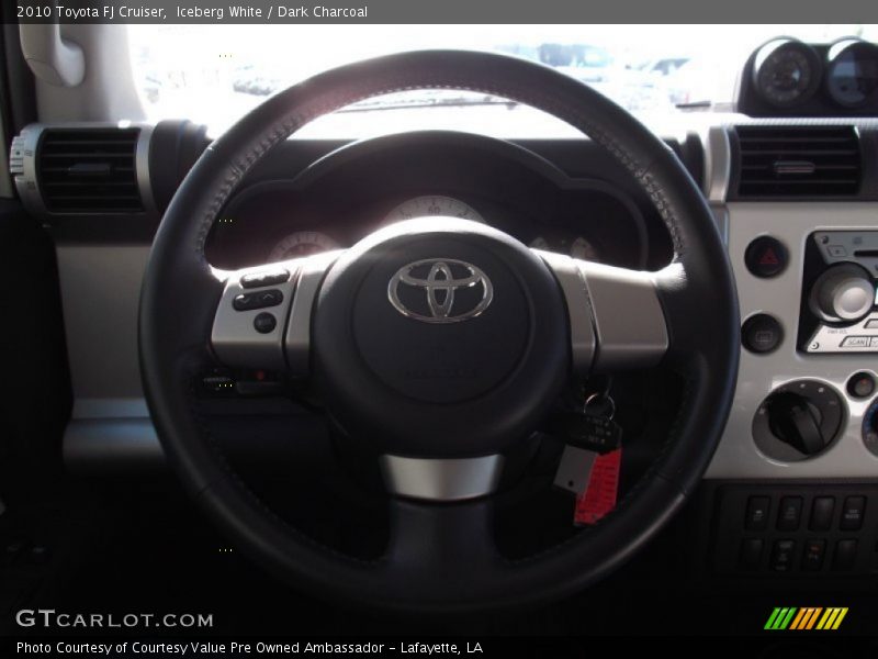 Iceberg White / Dark Charcoal 2010 Toyota FJ Cruiser
