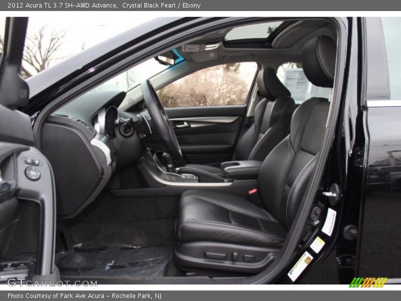 Crystal Black Pearl / Ebony 2012 Acura TL 3.7 SH-AWD Advance