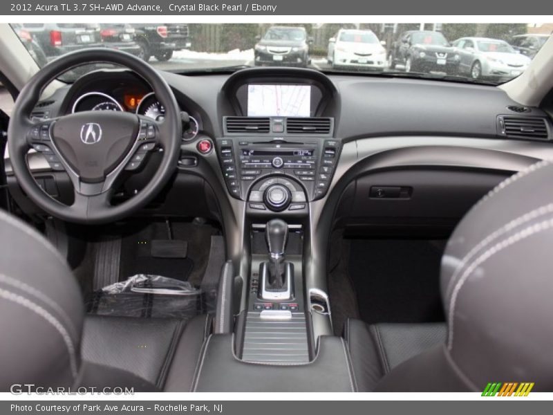Crystal Black Pearl / Ebony 2012 Acura TL 3.7 SH-AWD Advance