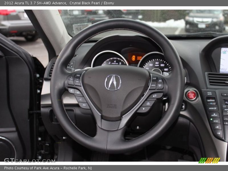 Crystal Black Pearl / Ebony 2012 Acura TL 3.7 SH-AWD Advance