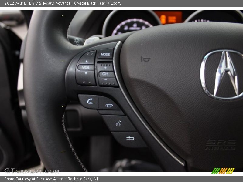 Crystal Black Pearl / Ebony 2012 Acura TL 3.7 SH-AWD Advance