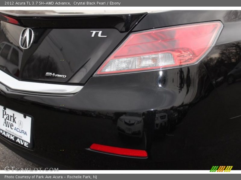Crystal Black Pearl / Ebony 2012 Acura TL 3.7 SH-AWD Advance