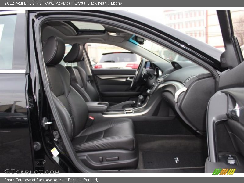 Crystal Black Pearl / Ebony 2012 Acura TL 3.7 SH-AWD Advance
