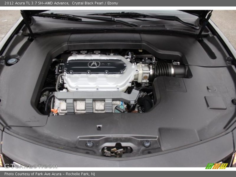 Crystal Black Pearl / Ebony 2012 Acura TL 3.7 SH-AWD Advance