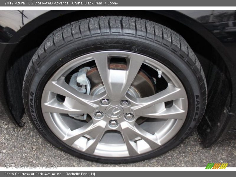 Crystal Black Pearl / Ebony 2012 Acura TL 3.7 SH-AWD Advance