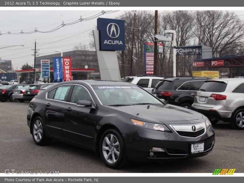 Graphite Luster Metallic / Ebony 2012 Acura TL 3.5 Technology