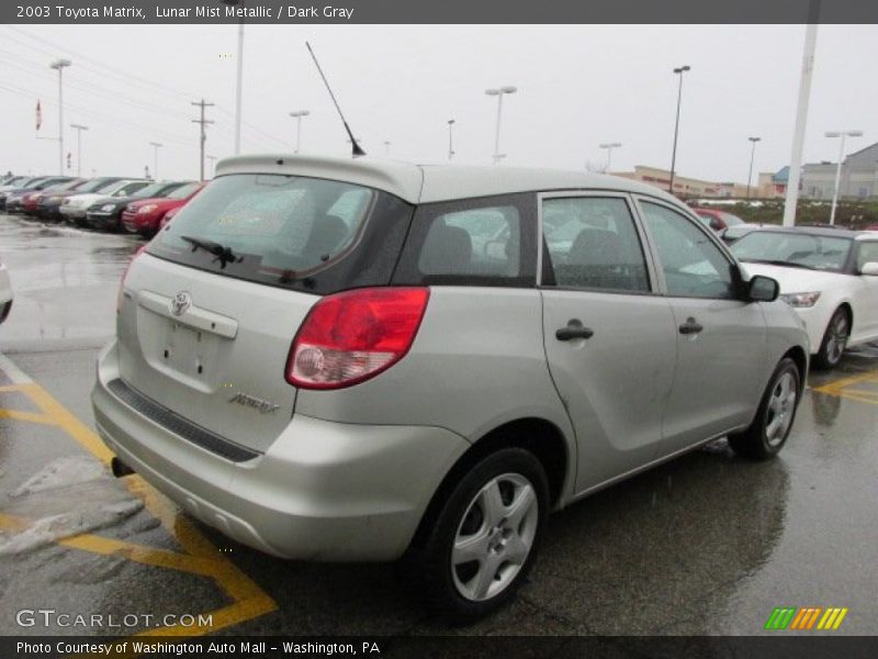Lunar Mist Metallic / Dark Gray 2003 Toyota Matrix