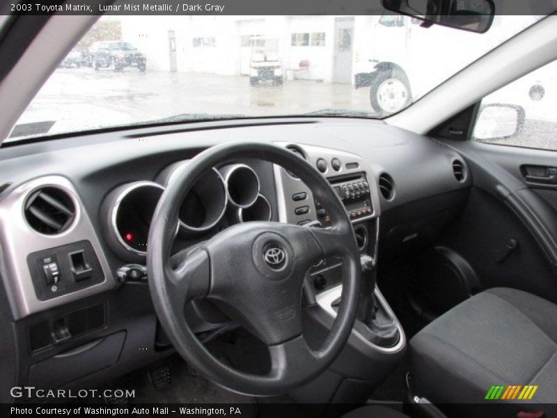 Dashboard of 2003 Matrix 