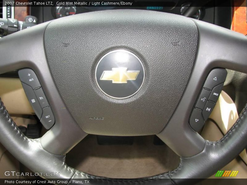 Gold Mist Metallic / Light Cashmere/Ebony 2007 Chevrolet Tahoe LTZ