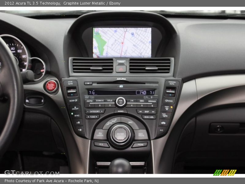 Graphite Luster Metallic / Ebony 2012 Acura TL 3.5 Technology