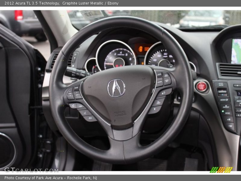 Graphite Luster Metallic / Ebony 2012 Acura TL 3.5 Technology