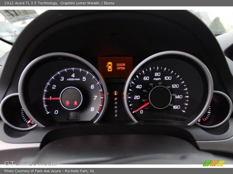 Graphite Luster Metallic / Ebony 2012 Acura TL 3.5 Technology
