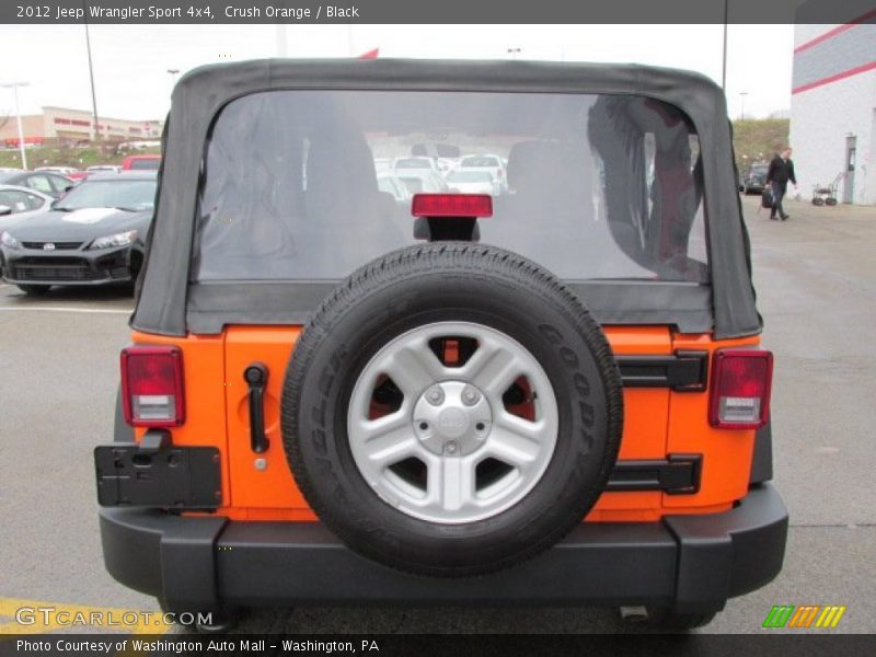 Crush Orange / Black 2012 Jeep Wrangler Sport 4x4