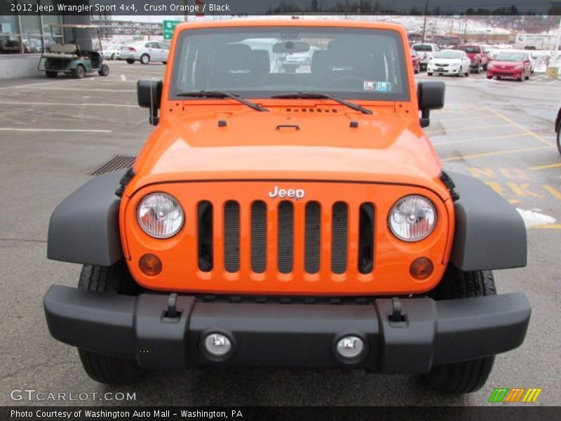 Crush Orange / Black 2012 Jeep Wrangler Sport 4x4