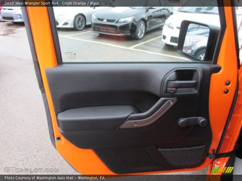 Crush Orange / Black 2012 Jeep Wrangler Sport 4x4