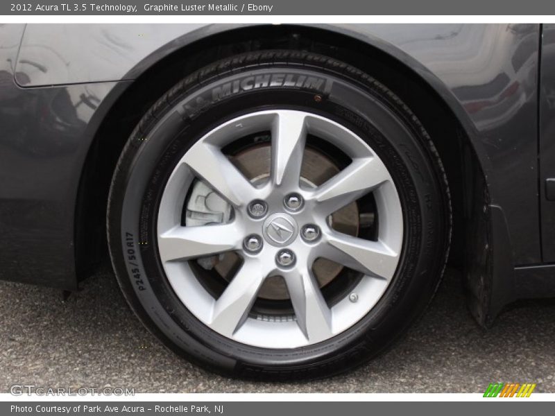 Graphite Luster Metallic / Ebony 2012 Acura TL 3.5 Technology