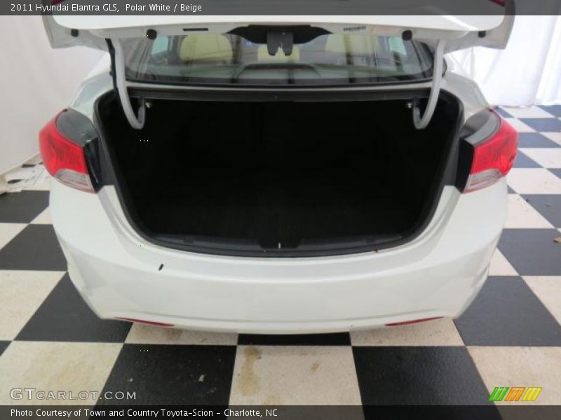 Polar White / Beige 2011 Hyundai Elantra GLS
