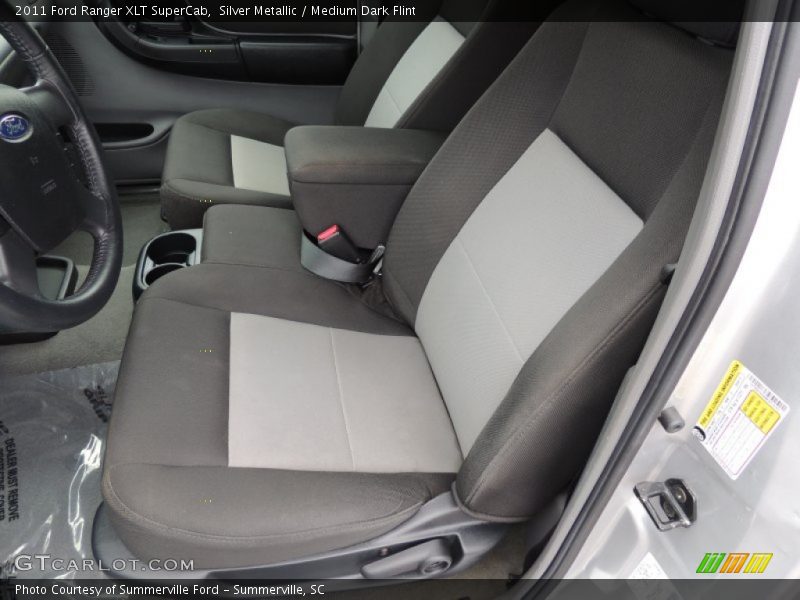 Silver Metallic / Medium Dark Flint 2011 Ford Ranger XLT SuperCab