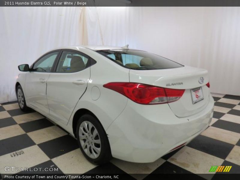 Polar White / Beige 2011 Hyundai Elantra GLS