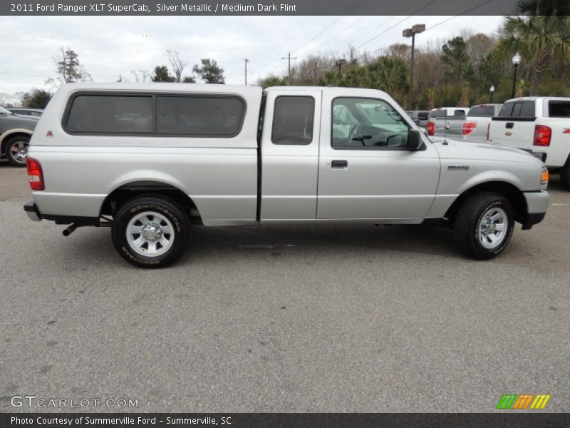Silver Metallic / Medium Dark Flint 2011 Ford Ranger XLT SuperCab