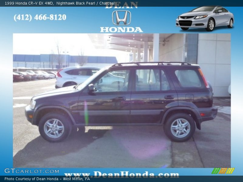 Nighthawk Black Pearl / Charcoal 1999 Honda CR-V EX 4WD