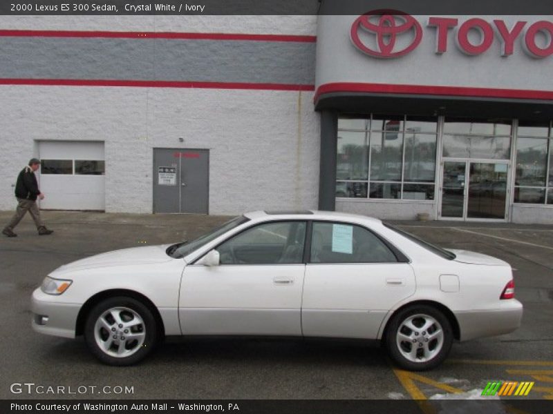 Crystal White / Ivory 2000 Lexus ES 300 Sedan