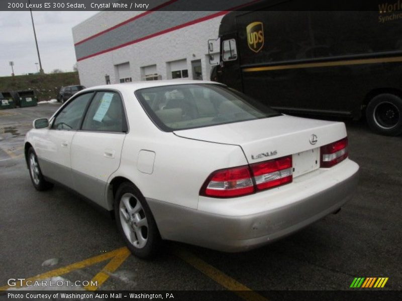 Crystal White / Ivory 2000 Lexus ES 300 Sedan