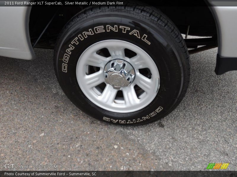 Silver Metallic / Medium Dark Flint 2011 Ford Ranger XLT SuperCab