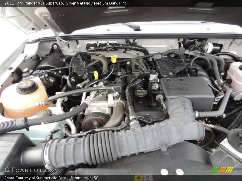 Silver Metallic / Medium Dark Flint 2011 Ford Ranger XLT SuperCab