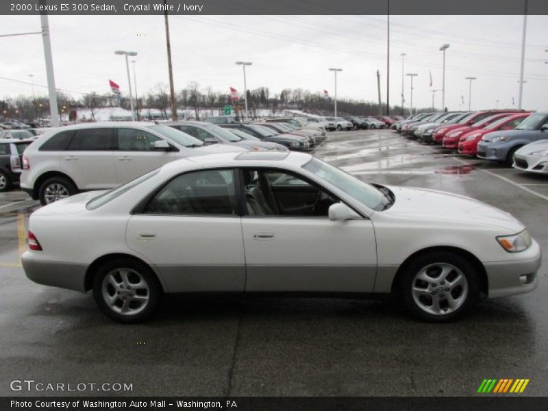 Crystal White / Ivory 2000 Lexus ES 300 Sedan