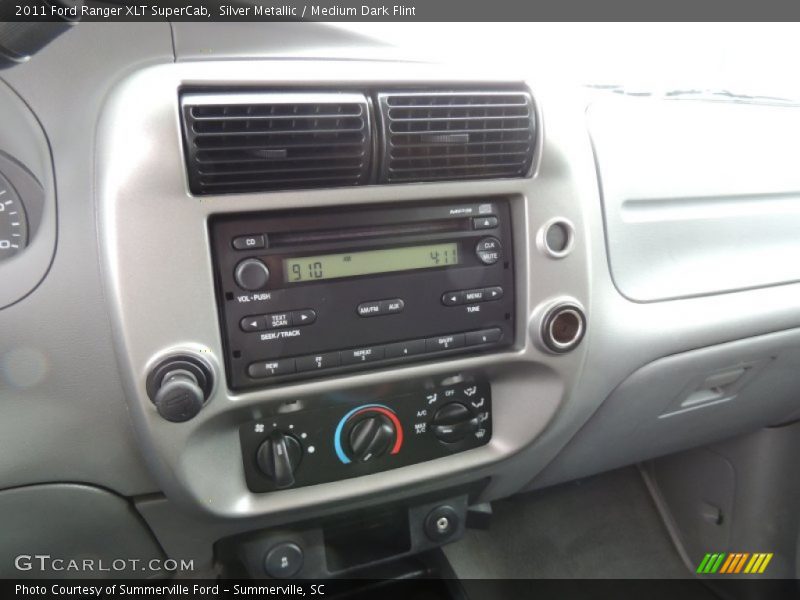Silver Metallic / Medium Dark Flint 2011 Ford Ranger XLT SuperCab