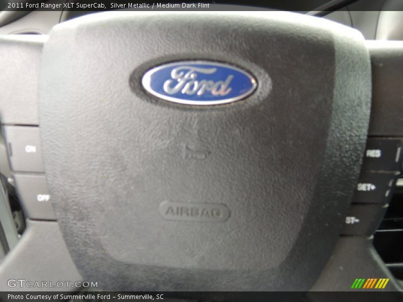 Silver Metallic / Medium Dark Flint 2011 Ford Ranger XLT SuperCab