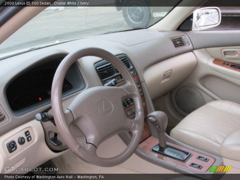 Crystal White / Ivory 2000 Lexus ES 300 Sedan