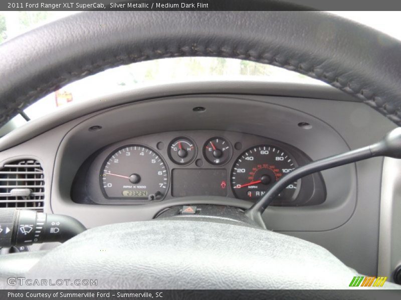Silver Metallic / Medium Dark Flint 2011 Ford Ranger XLT SuperCab