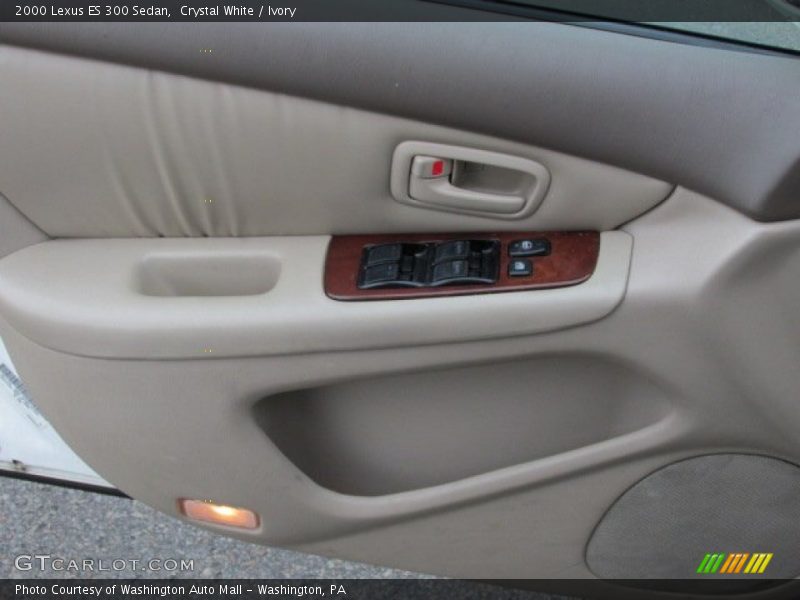 Crystal White / Ivory 2000 Lexus ES 300 Sedan