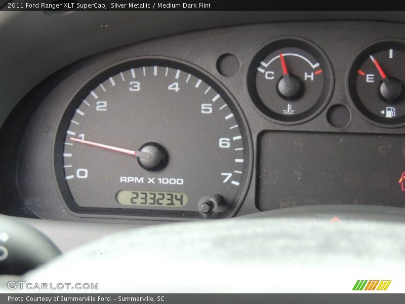 Silver Metallic / Medium Dark Flint 2011 Ford Ranger XLT SuperCab