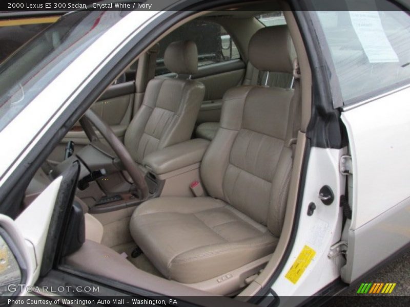 Crystal White / Ivory 2000 Lexus ES 300 Sedan