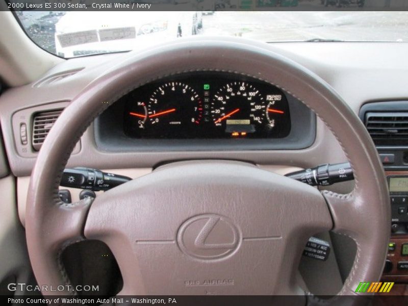 Crystal White / Ivory 2000 Lexus ES 300 Sedan
