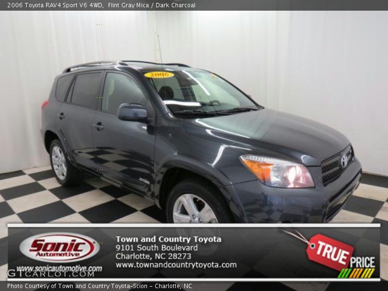 Flint Gray Mica / Dark Charcoal 2006 Toyota RAV4 Sport V6 4WD