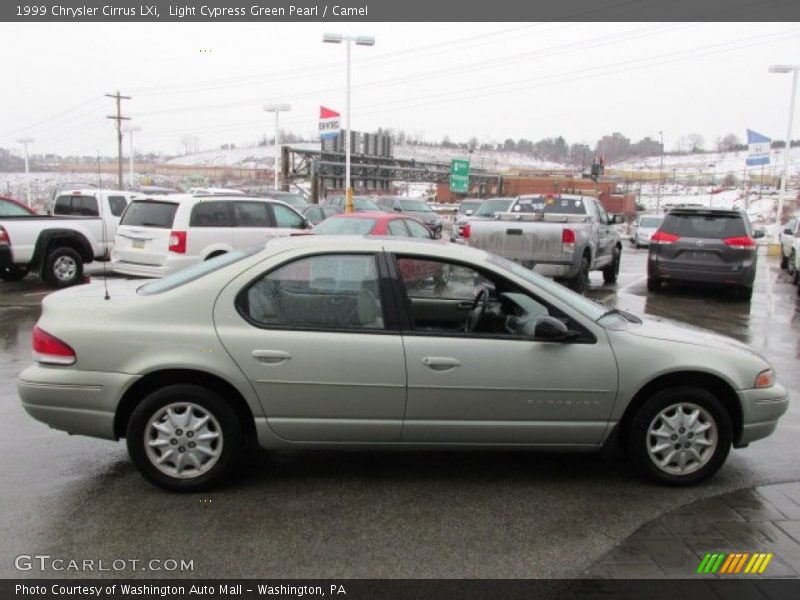 Light Cypress Green Pearl / Camel 1999 Chrysler Cirrus LXi